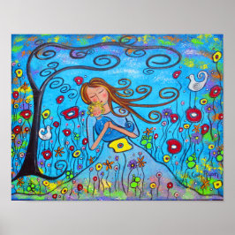 Póster Cartaz de Arte Original Little Boy Blue