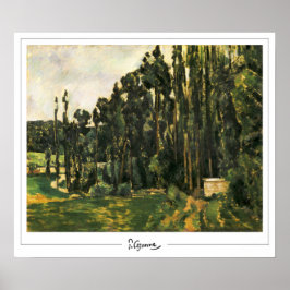 Poster Cartaz de Arte Paul Cézanne Zedign #24