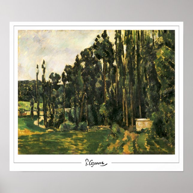Poster Cartaz de Arte Paul Cézanne Zedign #24 (Frente)