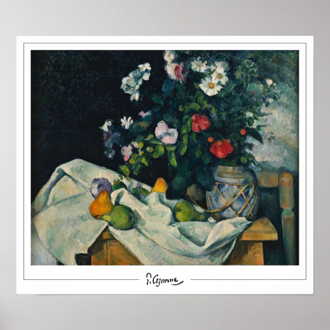 Poster Cartaz de Arte Paul Cézanne Zedign #307 (Frente)