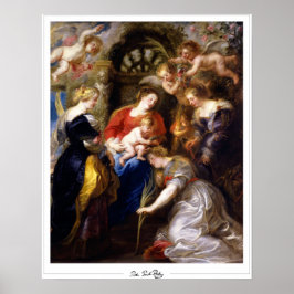 Poster Cartaz de Arte Peter Paul Rubens Zedign #38