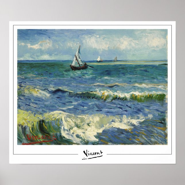 Poster Cartaz de Arte Vincent Van Gogh Zedign #32-3 (Frente)
