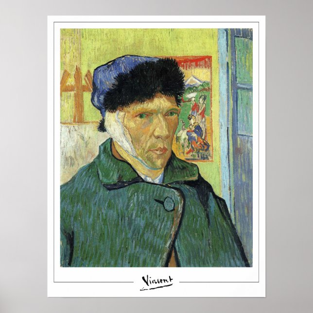Poster Cartaz de Arte Vincent Van Gogh Zedign #498 (Frente)