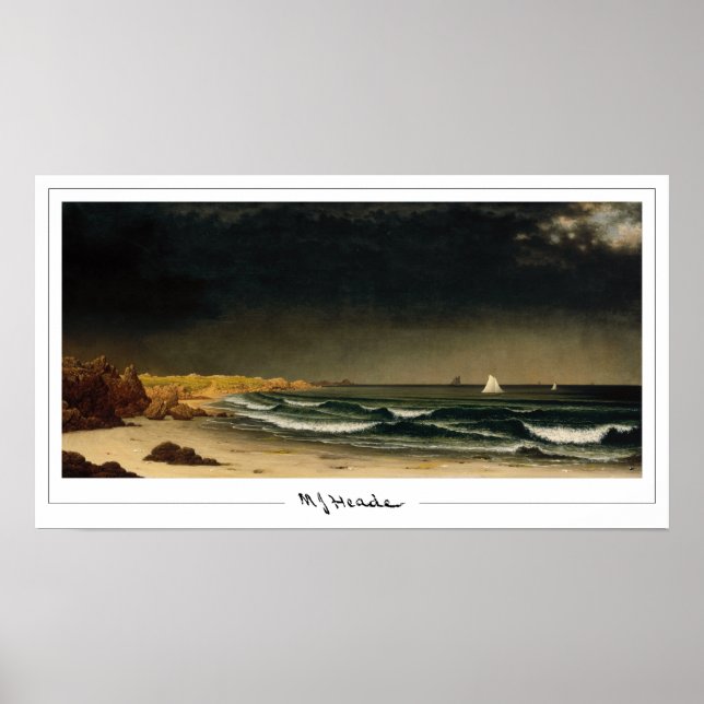 Poster Cartaz de Arte Zedign #20 de Martin Johnson Heade (Frente)