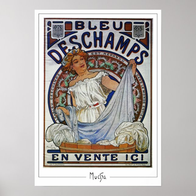 Poster Cartaz de Arte Zedign de Alphonse Mucha #11 (Frente)