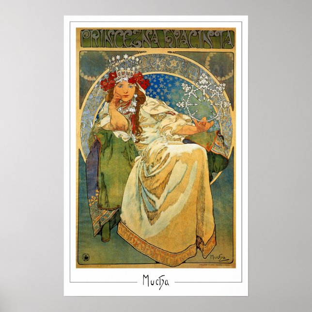 Poster Cartaz de Arte Zedign de Alphonse Mucha #147 (Frente)