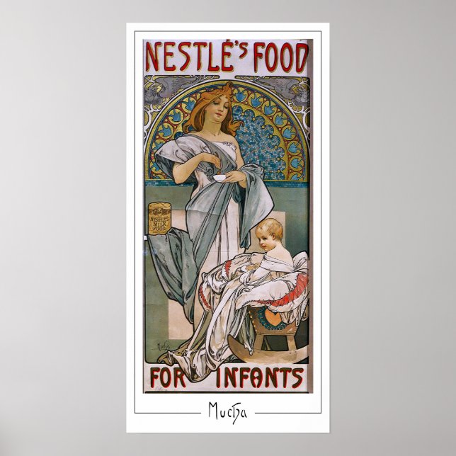 Poster Cartaz de Arte Zedign de Alphonse Mucha #299 (Frente)