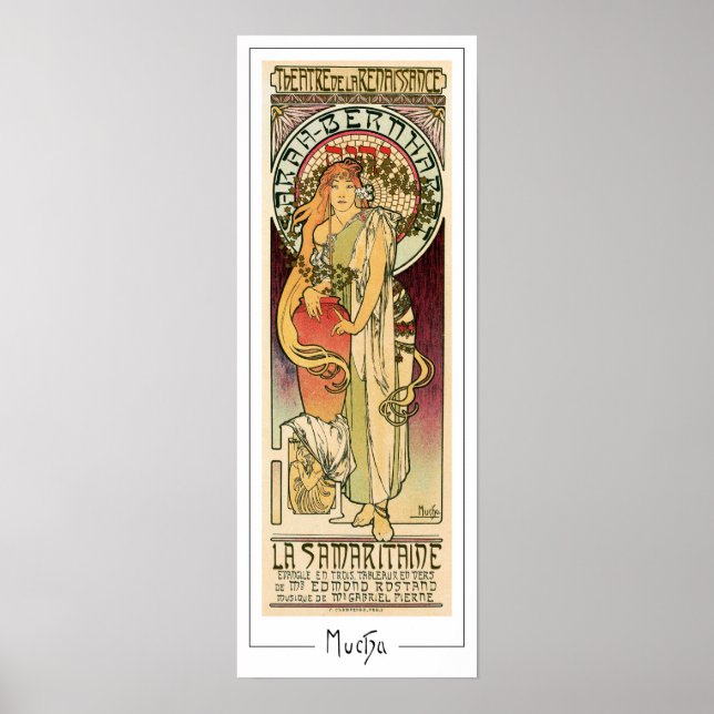 Poster Cartaz de Arte Zedign de Alphonse Mucha #329 (Frente)