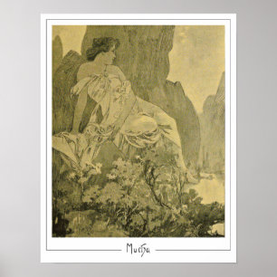 Poster Cartaz de Arte Zedign de Alphonse Mucha #335
