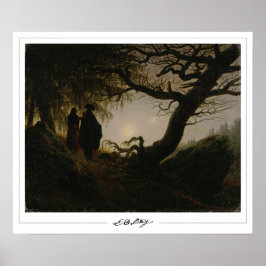 Poster Cartaz de Arte Zedign de Caspar David Friedrich #2