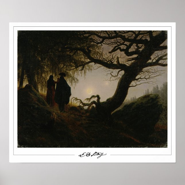 Poster Cartaz de Arte Zedign de Caspar David Friedrich #2 (Frente)