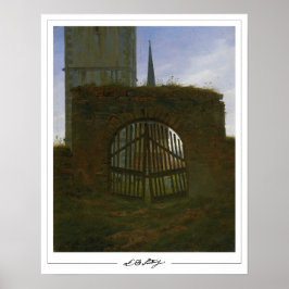 Poster Cartaz de Arte Zedign de Caspar David Friedrich #6