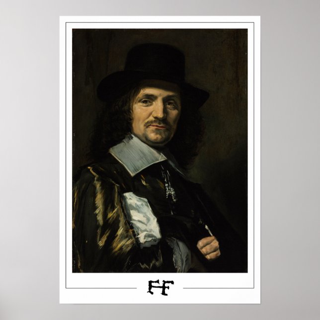 Poster Cartaz de Arte Zedign de Frans Hals #293 (Frente)