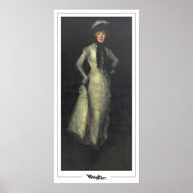 Poster Cartaz de Arte Zedign de James McNeill Whistler #3 (Frente)