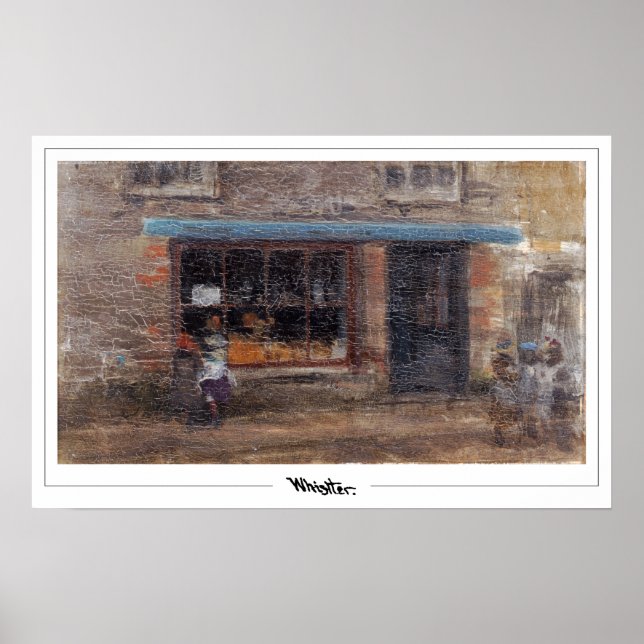 Poster Cartaz de Arte Zedign de James McNeill Whistler #4 (Frente)