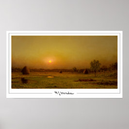 Poster Cartaz de Arte Zedign de Martin Johnson Heade #114