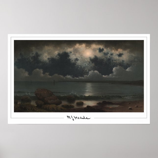 Poster Cartaz de Arte Zedign de Martin Johnson Heade #129 (Frente)