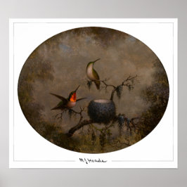 Poster Cartaz de Arte Zedign de Martin Johnson Heade #131