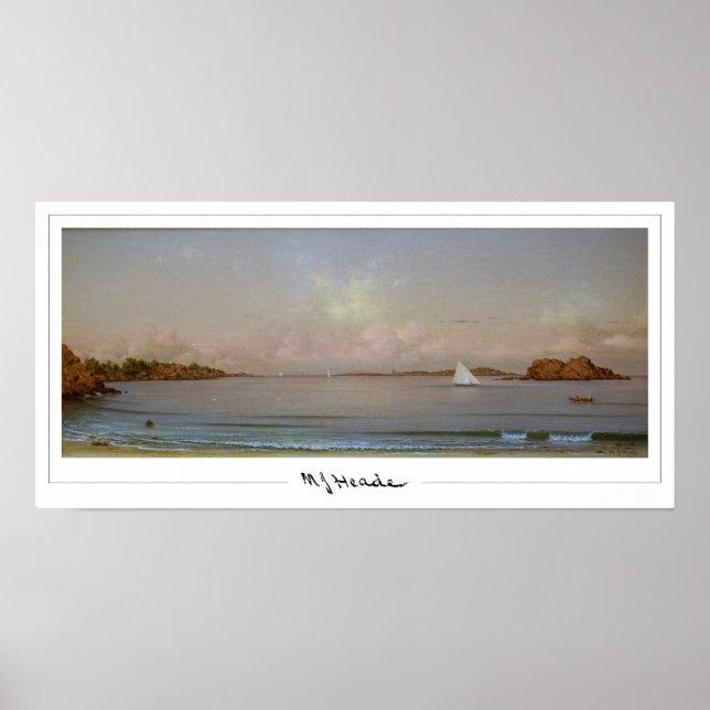 Poster Cartaz de Arte Zedign de Martin Johnson Heade #207 (Frente)