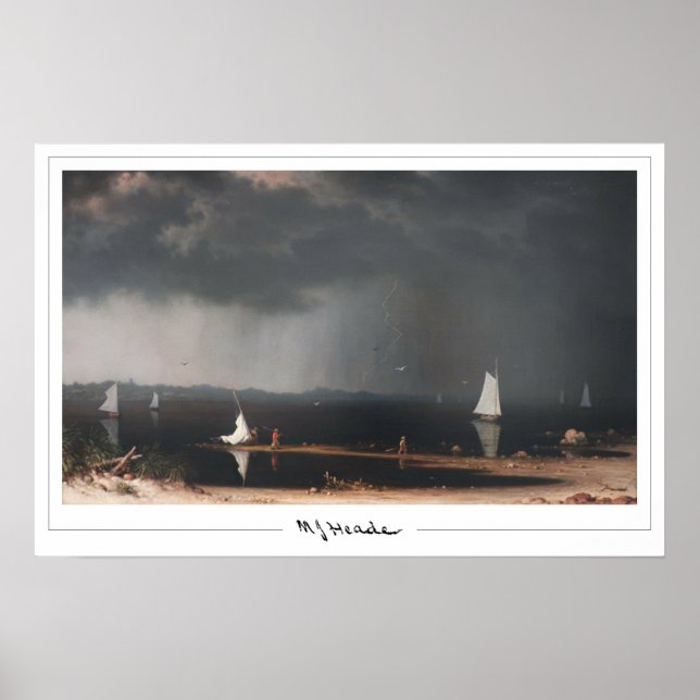 Poster Cartaz de Arte Zedign de Martin Johnson Heade #260 (Frente)
