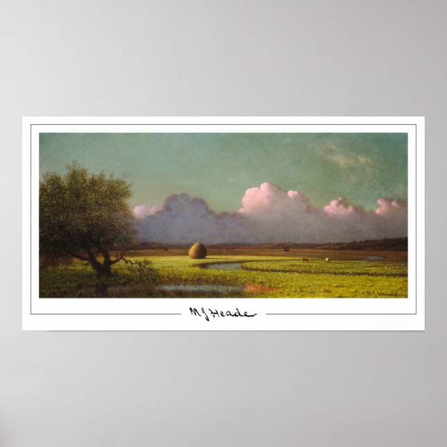 Poster Cartaz de Arte Zedign de Martin Johnson Heade #31 (Frente)