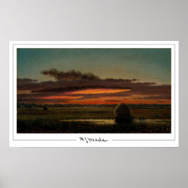 Poster Cartaz de Arte Zedign de Martin Johnson Heade #70