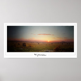 Poster Cartaz de Arte Zedign de Martin Johnson Heade #77