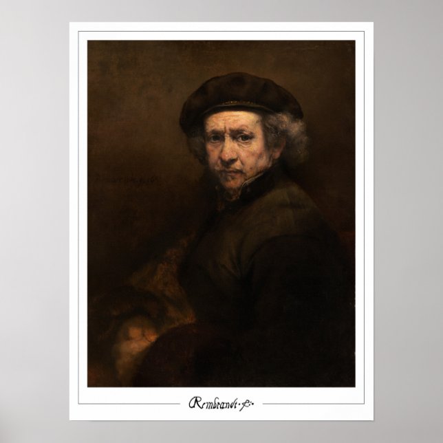 Poster Cartaz de Arte Zedign de Rembrandt van Rijn #543 (Frente)
