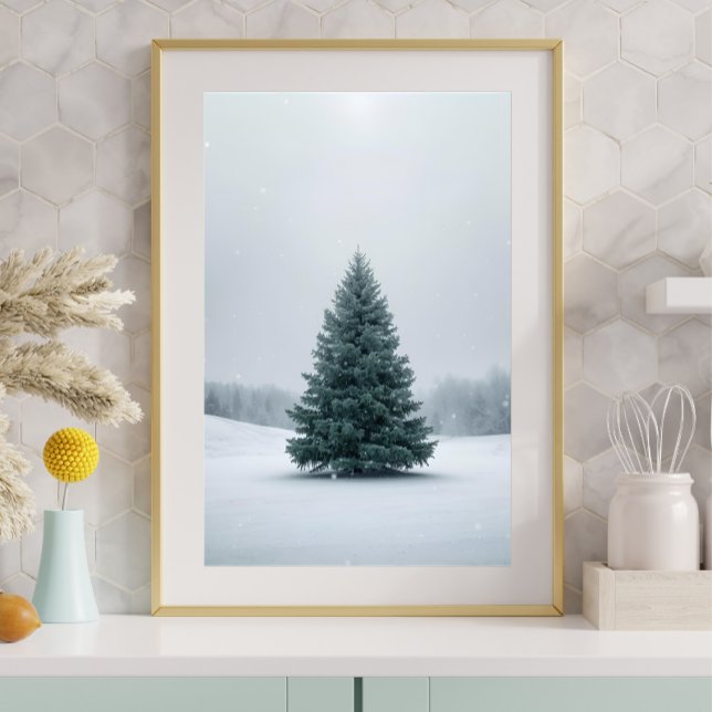 Poster Cartaz de Árvore de Natal Elegante (Criador carregado)