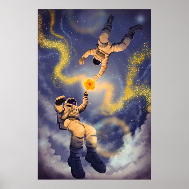 Poster Cartaz de Astronautas e Poeira Estelar  (Frente)