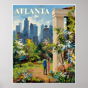 Poster cartaz de Atlanta, Geórgia