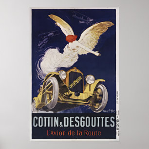 Poster Cartaz de Auto Cottin & Desgouttes
