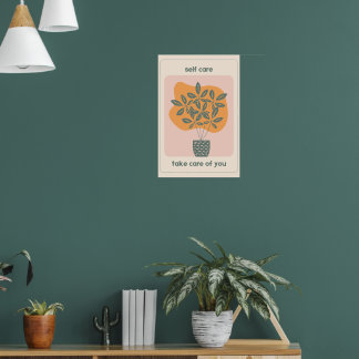 Poster Cartaz de Autocuidado 🌸