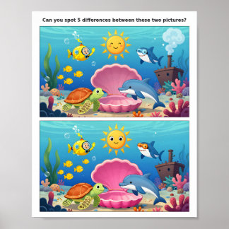 Poster Cartaz de Aventura Encontre a Diferença 