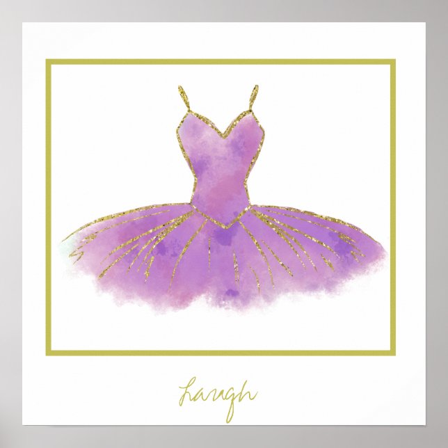 Poster Cartaz de Bailarina Rindo (Frente)