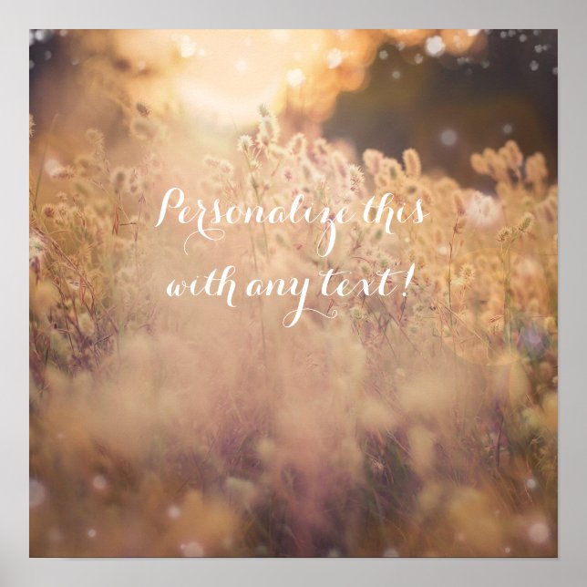 Poster Cartaz de Banner de Casamento Rústico no Campo de  (Frente)