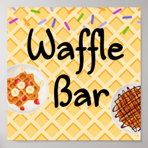 Poster Cartaz de Barra de Waffler