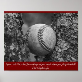 Poster Cartaz de Beisebol Cal Ripken