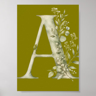 Poster Cartaz de berçário alfabético