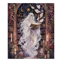 Cartaz de Biblioteca Fantasmagórica Gótica - Acade