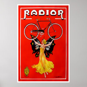 Poster Cartaz de Bicicleta Ciclismo Vintage Arte de Cicli