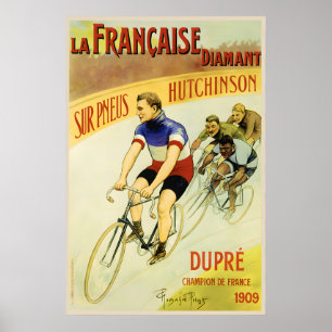 Poster Cartaz de Bicicleta La Francaise Diamant 1