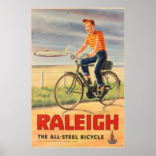 Poster Cartaz de Bicicleta Raleigh