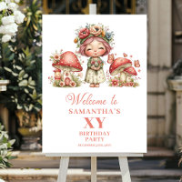 Cartaz de Boas-Vindas de Aniversário de 6 anos da