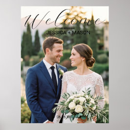 Poster Cartaz de Boas-Vindas de Casamento com Foto Person