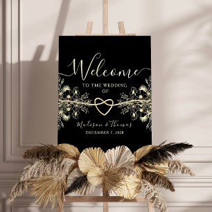 Poster Cartaz de Boas-Vindas de Casamento Ouro Preto