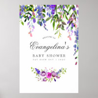 Cartaz de Boas-Vindas de Chuva de Cores Ultra Viol