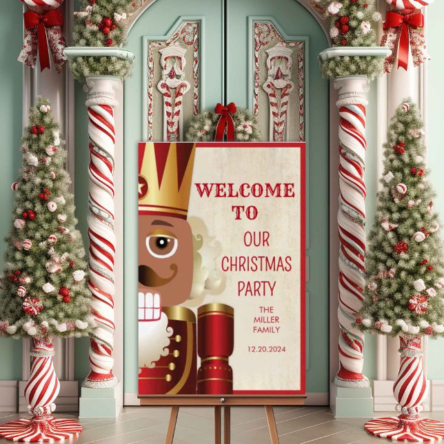 Poster Cartaz de Boas-Vindas de Natal do Quebra-Nozes (Criador carregado)