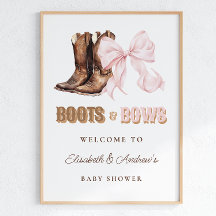 Cartaz de Boas-Vindas do Chá de Bebê Gêmeos Boots 