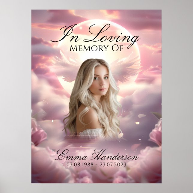 Poster Cartaz de Boas-Vindas Memorial Asas Celestiais (Frente)